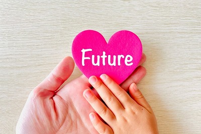 母と子のために、ハート